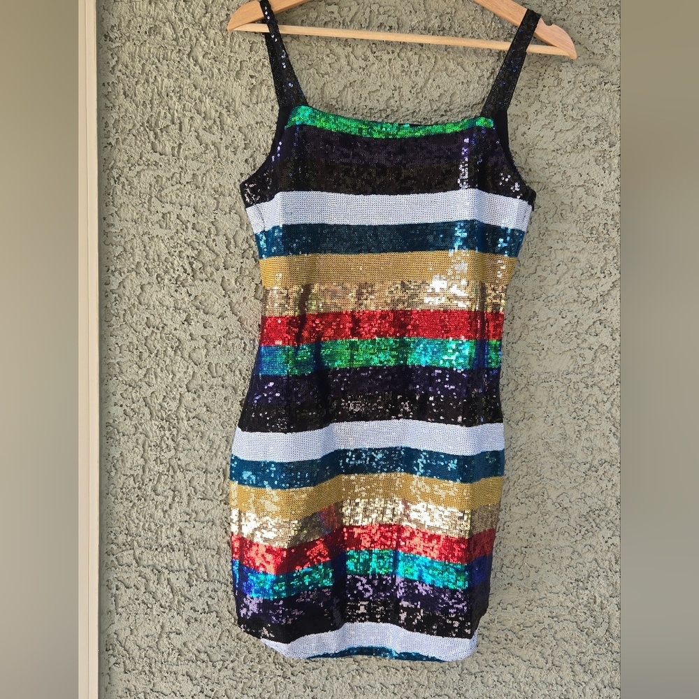 Uptown Sequin Mini Dress
